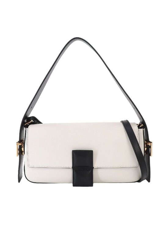 Fendi Handbags - Fendi Bucket Twist 2-Way Bag Leather White Black